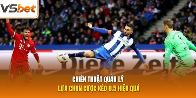 Chiến thuật quản lý lựa chọn cược kèo 0.5 hiệu quả