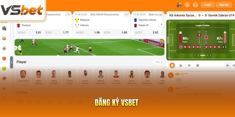 Đăng Ký VSBET | Hướng Dẫn Tạo Tài Khoản Cược Nhanh Chóng